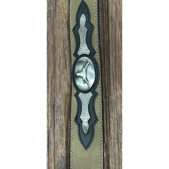 Nocona Men's Western Buffalo Cowboy Style Concho Belt Size 38 New - Picture 3 of 9